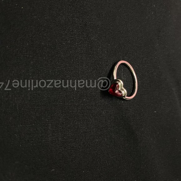 Sweetheart Rouge Doublet Ring - Picture 5 of 5